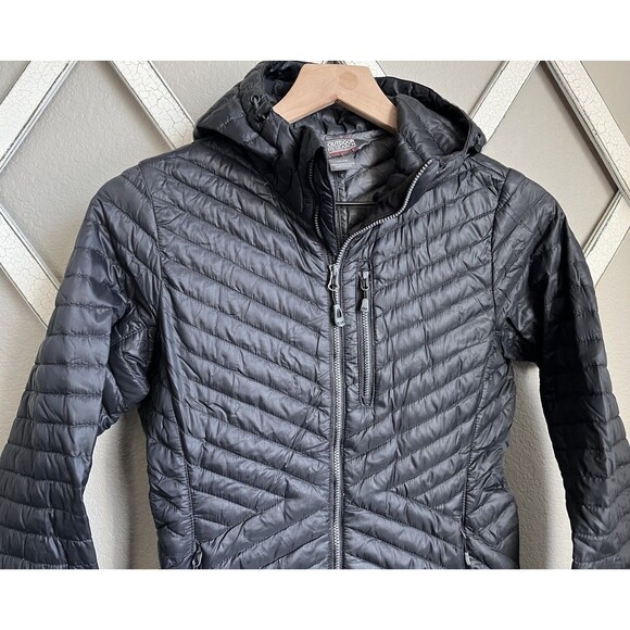 Outdoor Research Verismo Women’s XS Hooded Down Puffer Jacket Pertex Quantum - Picture 2 of 10